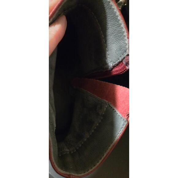 Vintage Anesha red leather boots - Picture 5 of 5